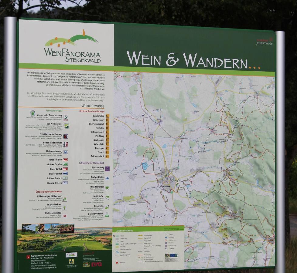 Ferienwohnung Forellenhof Oberschwarzach Exterior foto